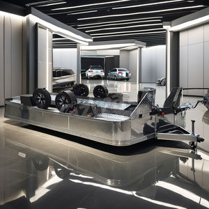 <span class=keywords><strong>Remorque</strong></span> de voiture hydraulique à <span class=keywords><strong>double</strong></span> essieu en aluminium Ozmatix avec une capacité de charge utile de plus de 3001 kg - Product Image 1