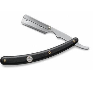 Men's Shaving Set with Stainless Steel Professional Barber Straight <b>Razor</b> Shavette with 100 <b>Single</b> <b>Razor</b> <b>Blades</b> Pure Badger Shav - Product Image 1