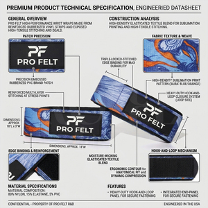 Dernier design – Sangles de maintien élastiques rigides pour poignets et pouces avec boucle Velcro pour haltérophilie, powerlifting et entraînement en salle de sport - Product Image 2
