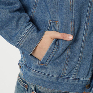 OEM Mens Denim Jean Jacket Casual Outwear Fall Jacket Denim Button up Coat Oversize Denim Jacket for Men acidwash fashion casual - Product Image 5