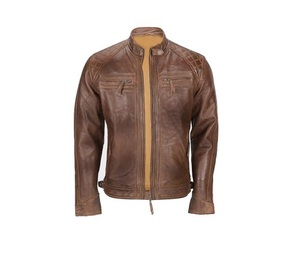 Blouson aviateur vintage en cuir véritable pour homme, en peau de mouton B3, style bombardier, collection hiver 2026 - Product Image 6