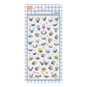 [HinaKuu] Pegatinas de Palomitas de Maíz, Amigos de la Arcilla, Personajes Coreanos, Papelería Infantil, Decoración Kawaii para Diario, Coleccionables, Venta al por Mayor - Product Image 1