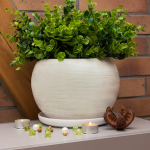 Macetas Modernas Multifuncionales Ecológicas de Bambú Tejido de Alta Calidad con Plato, Hechas en Vietnam - Product Image 3