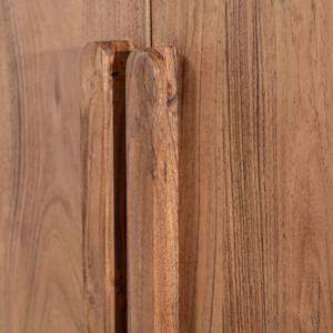 Vandana Crystal Aura modern acacia wood <b>sideboard</b> Melody with 3 doors, 145 cm - Product Image 4