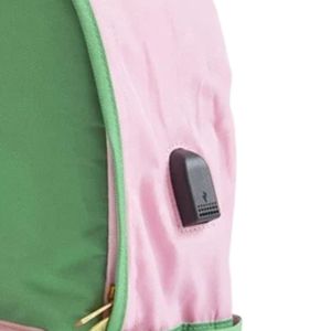 Green Pink <b>Backpack</b> <b>Large</b> Capacity <b>School</b> Travel Bag Casual Outdoor Student <b>Backpack</b> Fashion Storage Bag Lightweight Daily Carry - Product Image 2