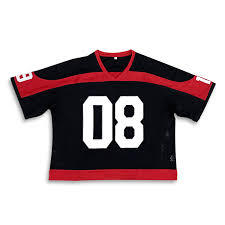 Maillots de football personnalisés en jersey sublimé, coupe ample, imprimés, maillots de sport, maillots de football américain, 100% polyester - Product Image 4