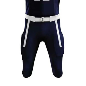 Uniforme de football américain professionnel léger et flexible, maillot bleu marine avec le numéro 16 - Product Image 4