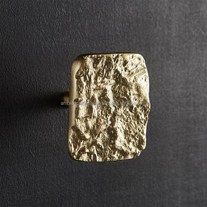 Polished Gold Brass <b>Knobs</b> Shiny Finish Cabinet Drawer Pull Handles Luxury Furniture Hardware Accessories Elegant Design - Product Image 1