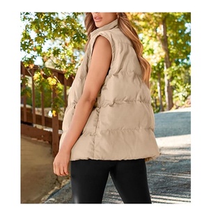 Premium Quality <b>Women's</b> Zipper Puffer <b>Vest</b> Wholesale Custom Made Stylish Puffy <b>Vest</b> With Custom logo - Product Image 5