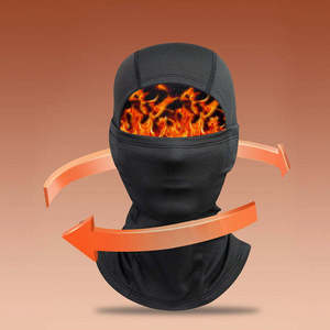 Cagoule polaire chaude pour hommes et femmes, masque facial d'hiver, cache-cou, bonnet à capuche coupe-vent et thermique - Product Image 3