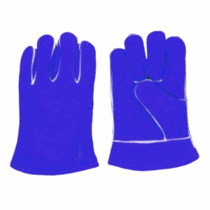 ถุงมือเชื่อมหนังวัวแท้คุณภาพสูง ถุงมือป้องกันความปลอดภัยทางอุตสาหกรรม ทนทานต่อการเสียดสี - Product Image 2