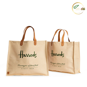 Jute Beach Tote <b>Bag</b> with Multiple Inner Compartments for Organized Storage of Beach Essentials - Product Image 2