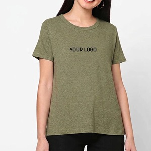 Camiseta de Mujer de Alta Calidad, 100% Algodón, 220 Gramos, Cuello Redondo, Manga Corta, para Verano, Gimnasio, Uso Casual, Transpirable - Product Image 1