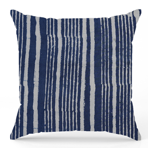 ปลอกหมอนอิงผ้าฝ้ายอินเดียลายบล็อกพิมพ์มือสไตล์อินดิโกร่วมสมัย - Product Image 6