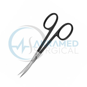 Ciseaux de tenotomie Super Cut Stevens 4,5 pouces, courbés, micro-dentelés, manche noir, acier inoxydable, instrument chirurgical CE ISO - Product Image 6