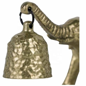 ที่ดับเทียนทองเหลืองลายช้างคุณภาพสูง สำหรับตกแต่งบ้านและโต๊ะอาหาร - Product Image 2
