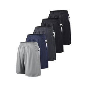 Shorts de sport pour hommes de qualité supérieure en gros, avec poches et taille élastique, séchage rapide, vêtements de sport - Product Image 1