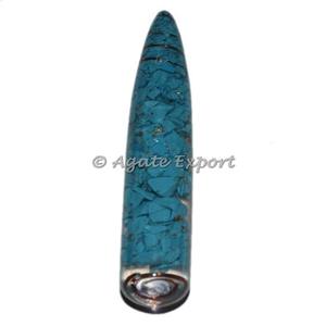 Baguettes de guérison à sept chakras collées en spirale artisanat de cadeau d'affaires pour la baguette d'artisanat en pierre semi-précieuse auto-cicatrisante - Product Image 4