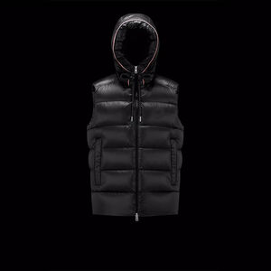 2026 En gros, vestes et gilets matelassés pour hommes, personnalisés, noirs, à fermeture éclair, avec capuche, thermiques, en duvet, réfléchissants, style mode - Product Image 6