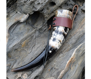 Cuerno Vikingo para Beber de la Mejor Calidad, Seguro para Alimentos, 100% Cuerno Medieval, Apto para Cerveza, Cuerno Natural de Búfalo, Buey o Vaca, para Reventa - Product Image 6