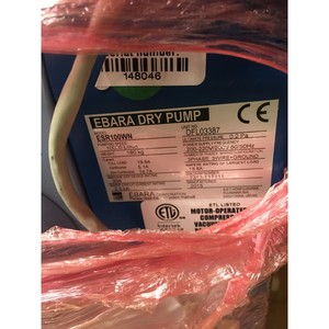 Ebara ปั๊มสูญญากาศแห้ง ESR100WN 7313-T1T111อุปกรณ์เซมิคอนดักเตอร์และชิ้นส่วนที่เป็นมรดกระดับโลกที่148046เชื่อถือ - Product Image 6