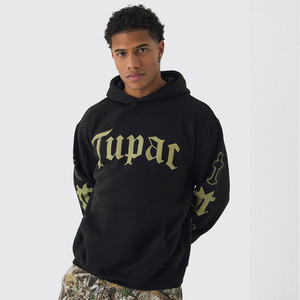 Manufacturer Custom Print Oversized DTG Hoodie Stylish Casual Streetwear 100% Cotton Terry Drop Shoulder Wholesale Hoodies Men - Product Image 1