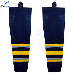 Calcetines de Hockey sobre Hielo de Diseño Personalizado, Duraderos, Elásticos, Ecológicos, de Secado Rápido, con Base de Spandex/Poliéster, Ropa Deportiva para Equipos, Gran Venta - Product Image 4