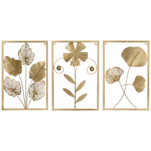 Elegant <b>Leaf</b> Branch Metal <b>Wall</b> Art Handmade Iron Hanging for Living Room Bedroom Modern Botanical Home <b>Decoration</b> - Product Image 6