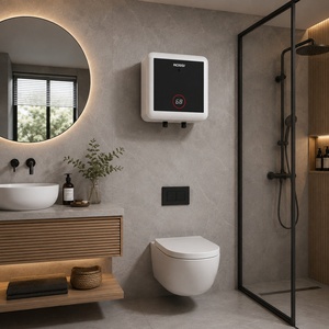 Chauffe-eau électrique mural Rossi 2500W, boîtier en plastique, usage domestique, Rossi Touch Square 30 L - Product Image 4