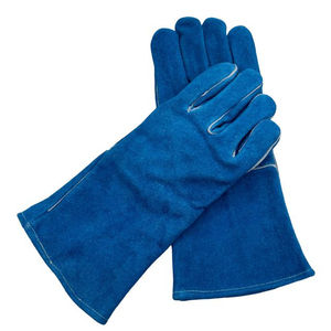 Leather Welding Gloves Waterproof Anti-Slip Durable Customizable <b>Heat</b> Resistance Welding Gloves <b>Heat</b>-resistant Welding - Product Image 2