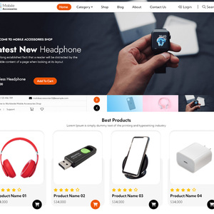 Conception Web et UI/UX pour Boutique d'Accessoires Mobiles : Développement de Portail et de Plateforme E-commerce Réactive - Product Image 5