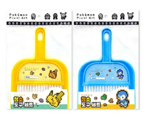 Pokemoned Pixel Art Mini <b>Desk</b> Cleaning Tool Set Kids Stationery Eraser Dust Brush Broom Anime Cartoon <b>Retro</b> 8-bit SchoolSupplies - Product Image 1