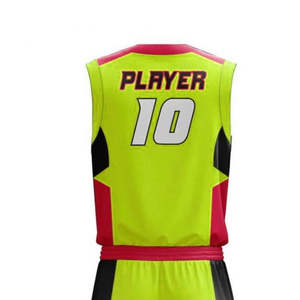 Neon Green Red Black Sleeveless Jersey Shorts Sublimation Transfer Print Quick Dry 100% Polyester Unisex Adult <b>Athletic</b> Custom - Product Image 6