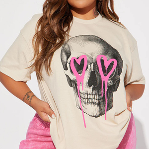 Camisetas de Manga Corta Extra Grandes para Mujer, Camisetas Holgadas de Algodón y Poliéster, Camisetas Deportivas Extra Grandes para Mujer, Transpirables - Product Image 5