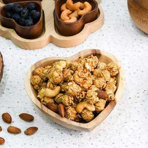 Tazón de Madera en Forma de Corazón, Ecológico, Hecho a Mano, para Servir en Fiestas, Tamaño Personalizado, Hecho en India, al Mejor Precio - Product Image 3