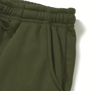 Ensemble survêtement homme tendance avec logo brodé et embossé personnalisé, sweat à capuche et pantalon de jogging à manches longues - Product Image 4