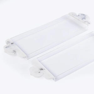 Ensemble de tasse à café et plateau en résine géode de luxe avec des bords dorés métalliques pour une expérience de service royale - Product Image 1