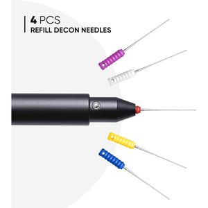 Strumento per la rimozione delle aghi PPF Decon, 4 aghi micro-barbati extra in acciaio inossidabile, tirapunti per installazione adesiva e pellicole viniliche - Product Image 5
