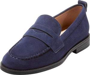 Mocassins en daim bleu uni, chaussures de soirée, chaussures d'extérieur, bottes, chaussures de bureau, mocassins Uptown, chaussures Lama, bottes plates respirantes, vente en gros - Product Image 1