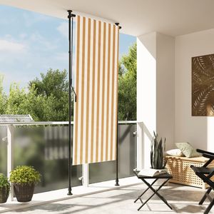 Stores enrouleurs d'extérieur orange, blanc et anthracite pour portes et fenêtres - Product Image 1