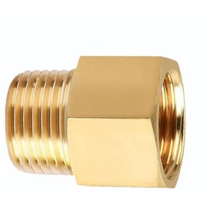 Adaptador de Tubería de Latón en Oferta con Diseño Roscado y Liso para Sistemas Neumáticos Confiables, Disponible a Precio de Mayoreo - Product Image 3