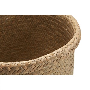 Natural Seagrass Foldable <b>Storage</b> <b>basket</b> Handmade <b>Storage</b> <b>Basket</b> Wholesale eco-friendly Made in Viet Nam - Product Image 3