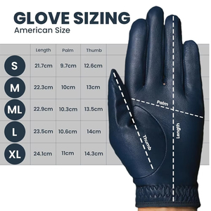 Gants de golf taille personnalisée, ajustement ergonomique, respirants, en cuir Cabretta, antidérapants, fermeture à enfiler pour jeunes joueurs, sports de plein air - Product Image 6