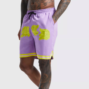 Shorts de survêtement confortables et décontractés pour hommes, respirants, à taille élastique, personnalisables, grandes tailles, 100 % coton molletonné, couleurs unies personnalisables - Product Image 1