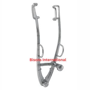 เครื่องมือผ่าตัดตาแบบแมนนวล BISONS รุ่น Weiss Eye Speculum ทำจากเหล็กกล้าไร้สนิม ใบมีดแบบเจาะรูสำหรับดึงเปลือกตา - Product Image 4