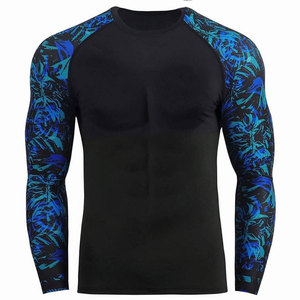 Econex Sports T-shirt de compression unisexe à manches courtes, protection anti-UV, impression par sublimation, séchage rapide, respirant, écologique UPF50+ - Product Image 1