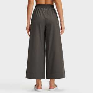 Leggings de yoga de nailon de cintura alta personalizados, efecto segunda piel, acampanados, para gimnasio, deporte, fitness, con efecto push-up, de secado rápido, pantalones deportivos para mujer - Product Image 3