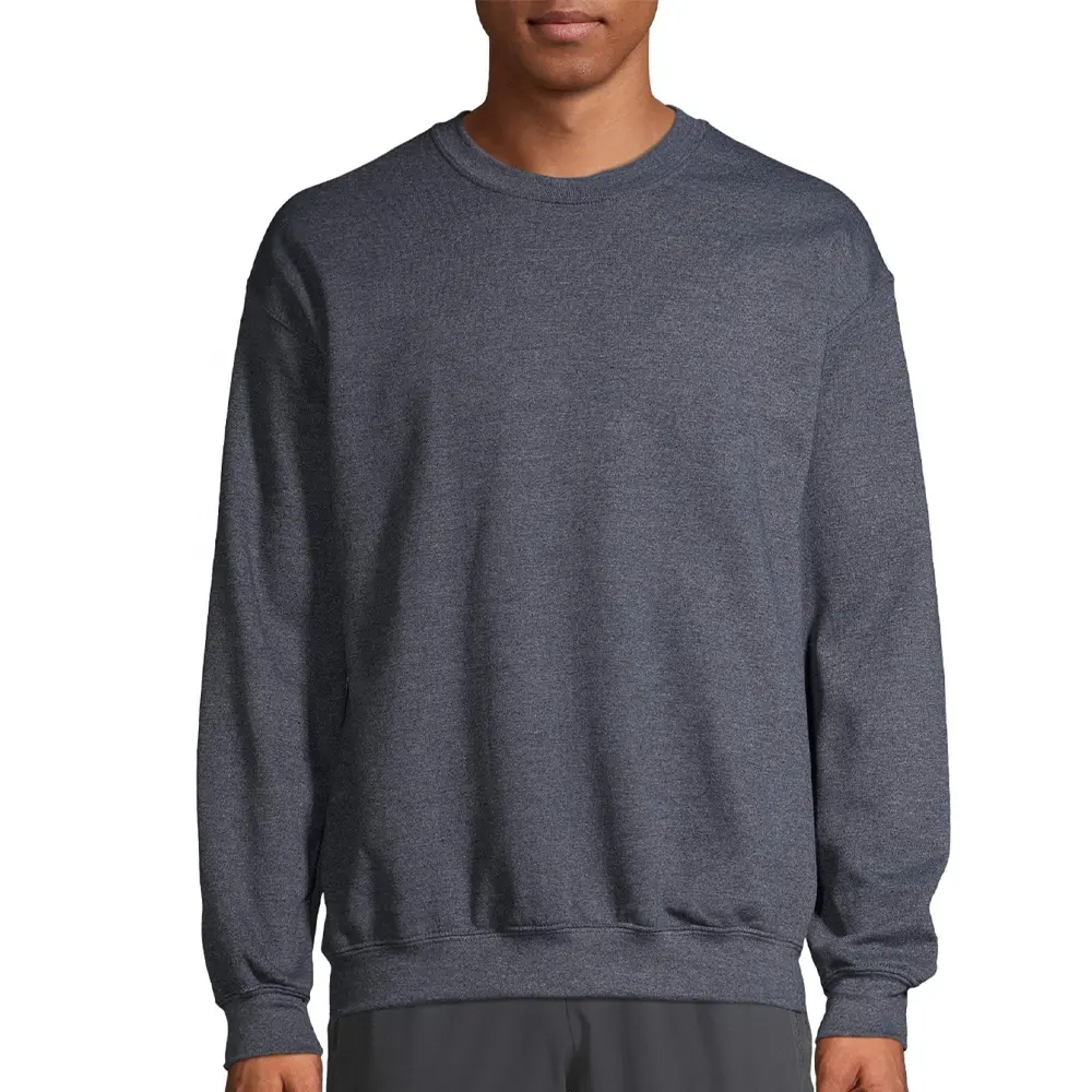 आकर्षक पुरुषों की उत्कृष्ट गुणवत्ता वाली कस्टम सादे स्वेटर 2023 सर्दियों के मौसम में सस्ती कीमत में कम मुक पुरुष स्वेटशर्ट