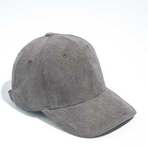 Gorra de béisbol vintage de moda Comm Andot negra 100% algodón pana lavada de 6 paneles con logo bordado de cadenas ajustable - Product Image 4