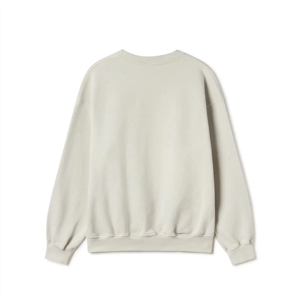 New Item Crew Neck 100% Heavy Cotton Blank Drop Shoulder Pullover <b>Sweatshirt</b> Custom Crewneck Oversized <b>Sweatshirt</b> - Product Image 2